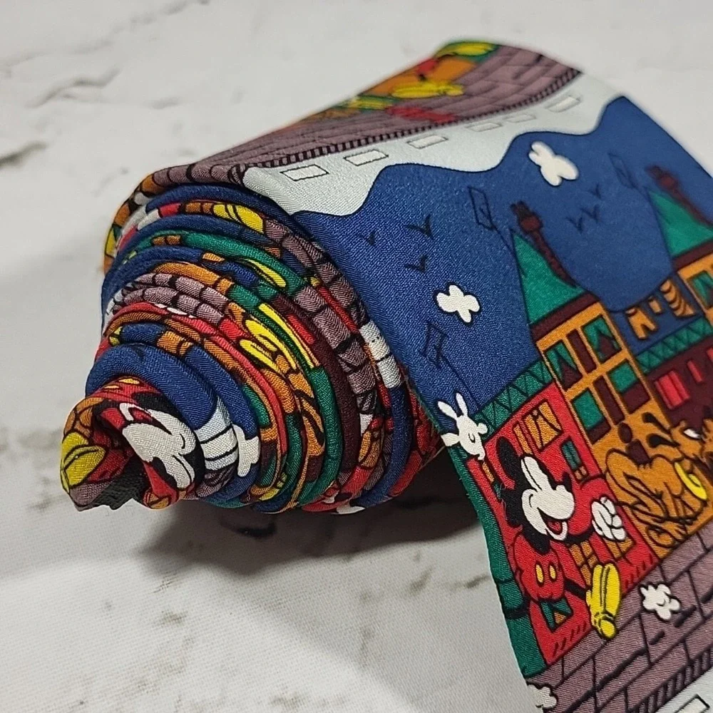 MICKEY UNLIMITED Neck tie Balancine Inc DISNEY Mickey‎ and Pluto Los Angeles USA